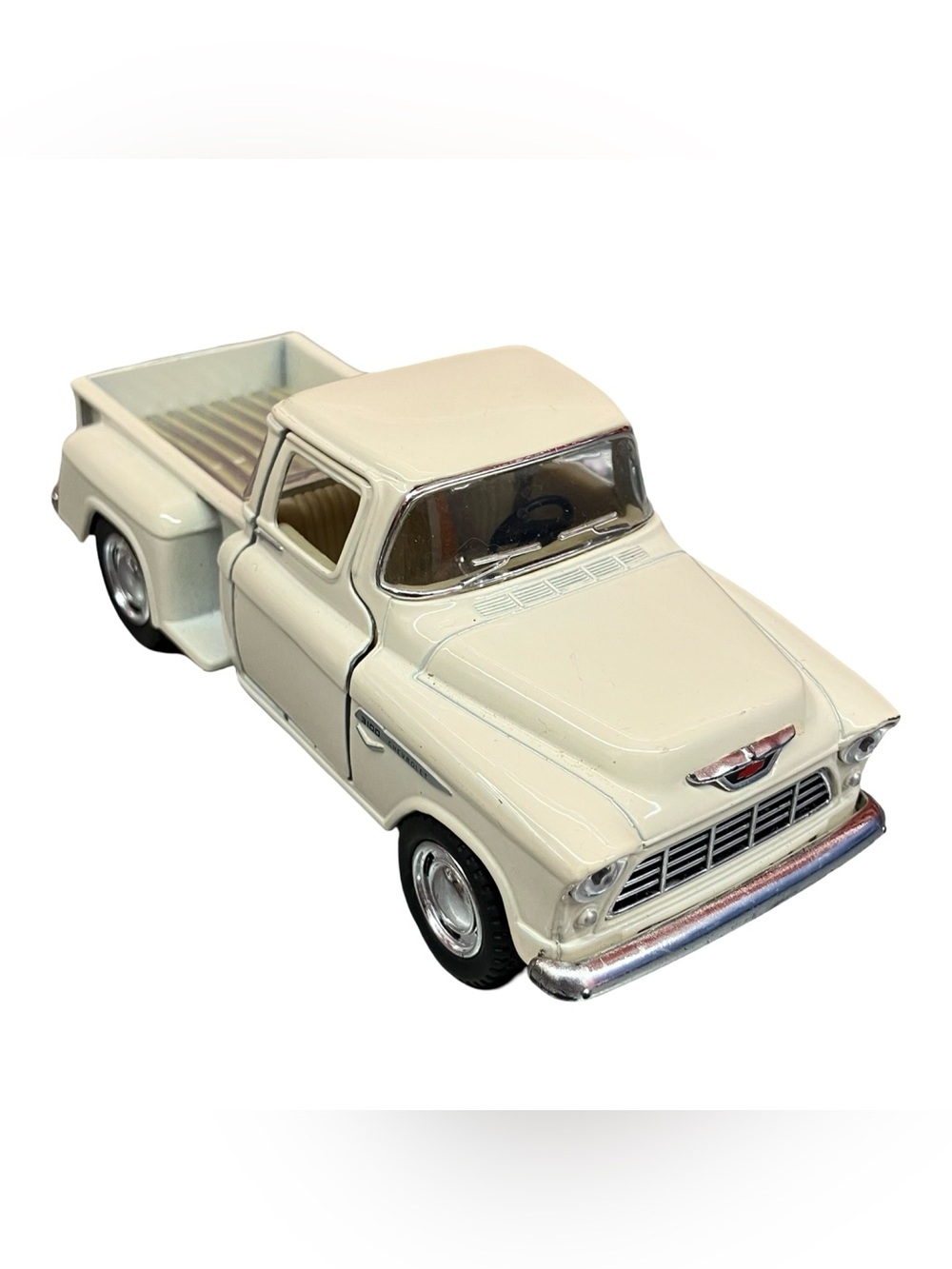 1955 Chevrolet 3100 Stepside Pick Up Truck Pullback 1:32 Model Diecast Kinsmart
